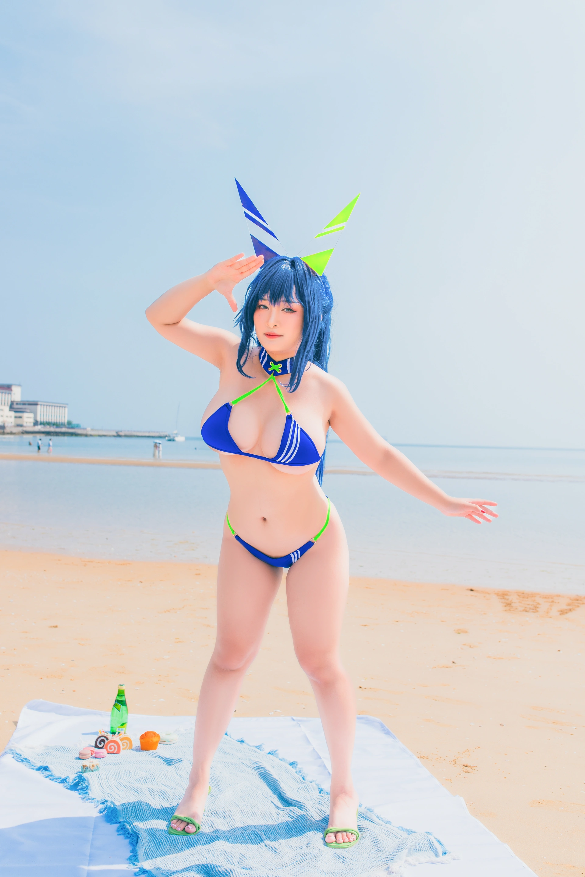 洛璃 LoLiSAMA - NO.62 热恋的盛夏 花园泳装 3
